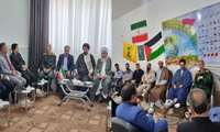 دیدار رئیس و کارکنان مرکز آموزش فنی و حرفه‌ای شهرستان درمیان با امام جمعه شهرستان به مناسبت هفته ملی مهارت
