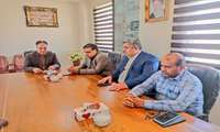دیدار مدیر کل آموزش فنی و حرفه ای استان خراسان جنوبی با توکلی بخشدار دیهوک 